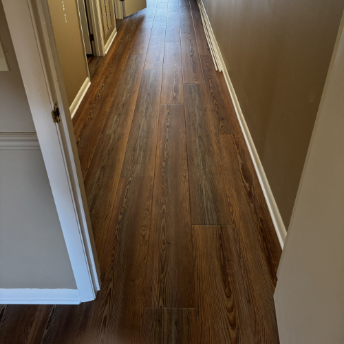flooring installation hallway